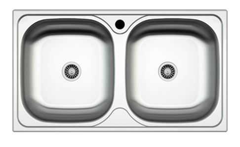 

Кухонная мойка Zigmund & Shtain Rechteck 780D.8 Polished