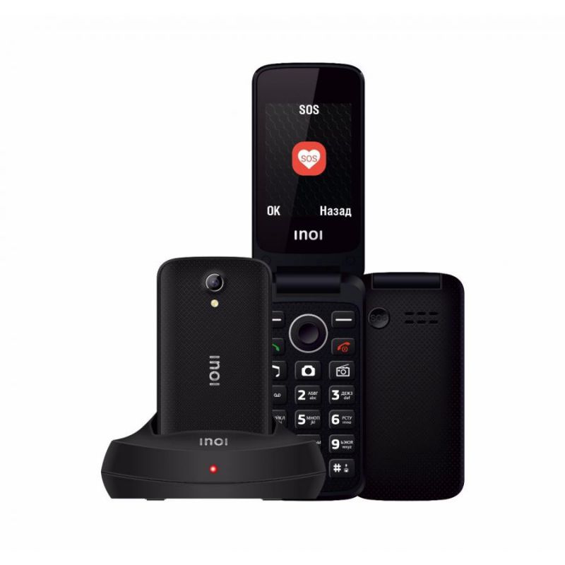 

Телефон Inoi 247B Black (С док-станцией)