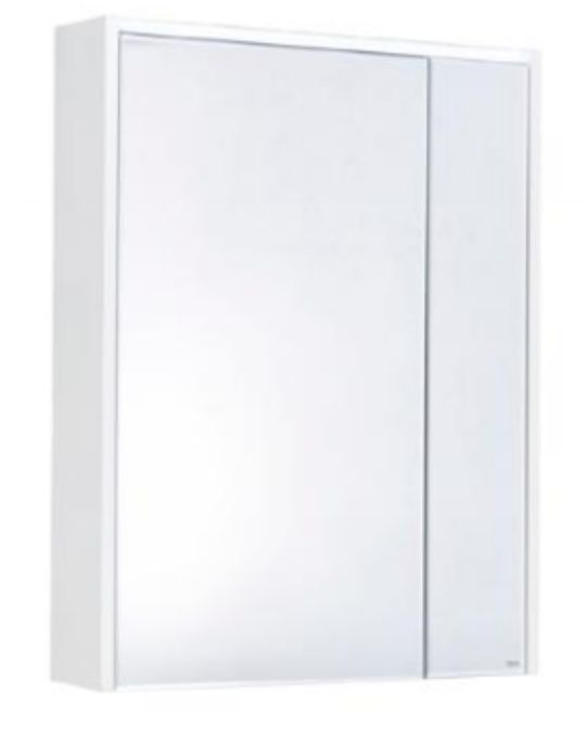 

Шкаф с зеркалом Roca Ronda 600мм бетон/белый глянец (ZRU9303007)