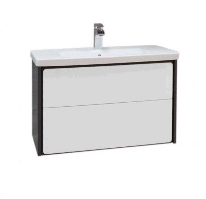 

Тумба Roca Ronda для раковины GAP 700мм, белый глянец/серый матовый (ZRU9302964)