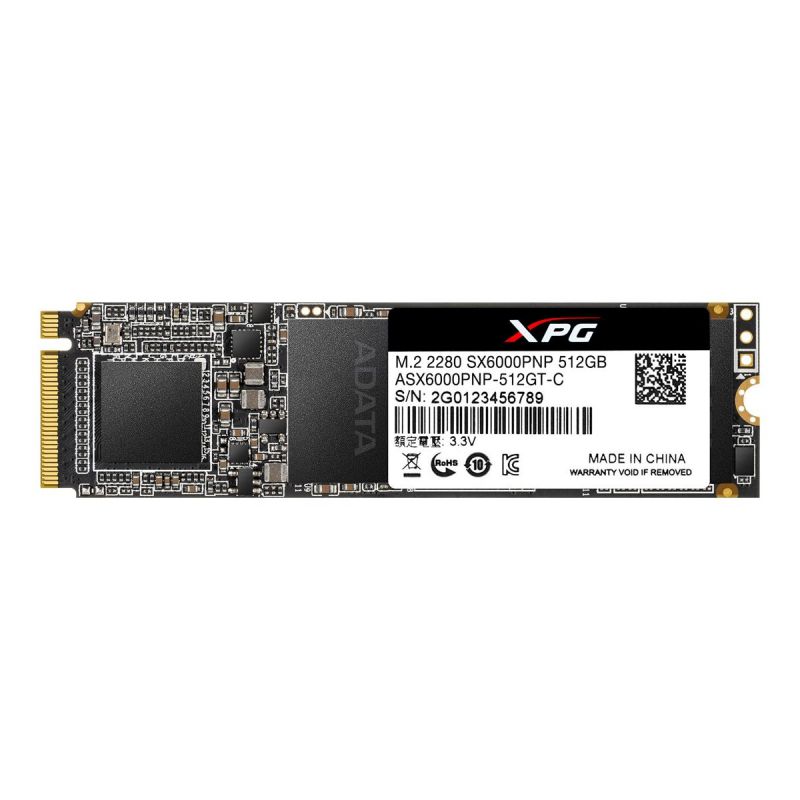 

SSD накопитель A-Data XPG SX6000 Pro PCI-Ex2/512Gb/M.2 2280 (ASX6000PNP-512GT-C)