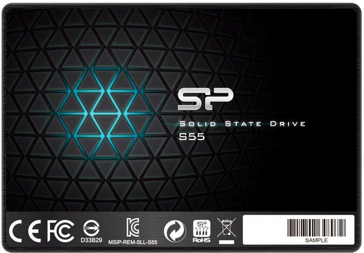 

SSD накопитель Silicon Power Slim S55 SATA III/120Gb/2.5 (SP120GBSS3S55S25)