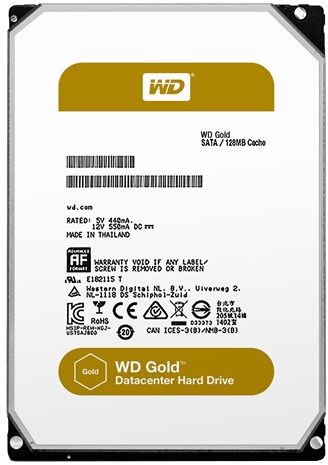 

Жесткий диск Western Digital Gold SATA-III/1Tb/7200rpm/128Mb/3.5 (WD1005FBYZ)