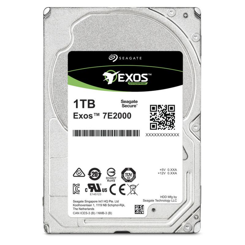 Жесткий диск Seagate Exos SAS 3.0/1Tb/7200rpm/128Mb/2.5 (ST1000NX0333)