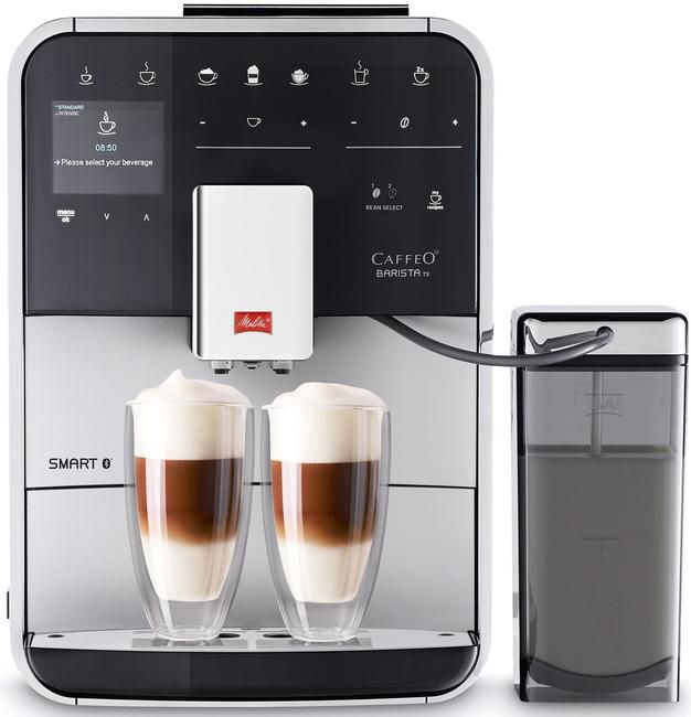 

Кофемашина Melitta Caffeo Barista TS Smart серебристый/черный (F850-101)