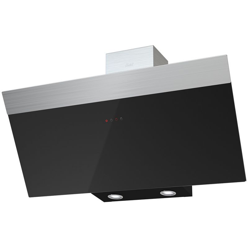 Каминная вытяжка Krona Kristen 900 black/inox S