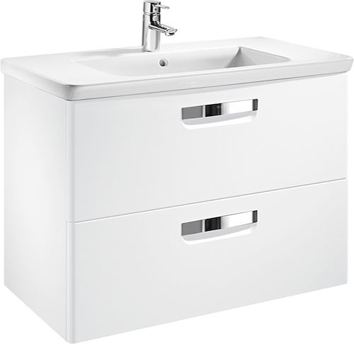 

Тумба Roca GAP для раковины GAP 800мм, белый глянец (ZRU9302877)