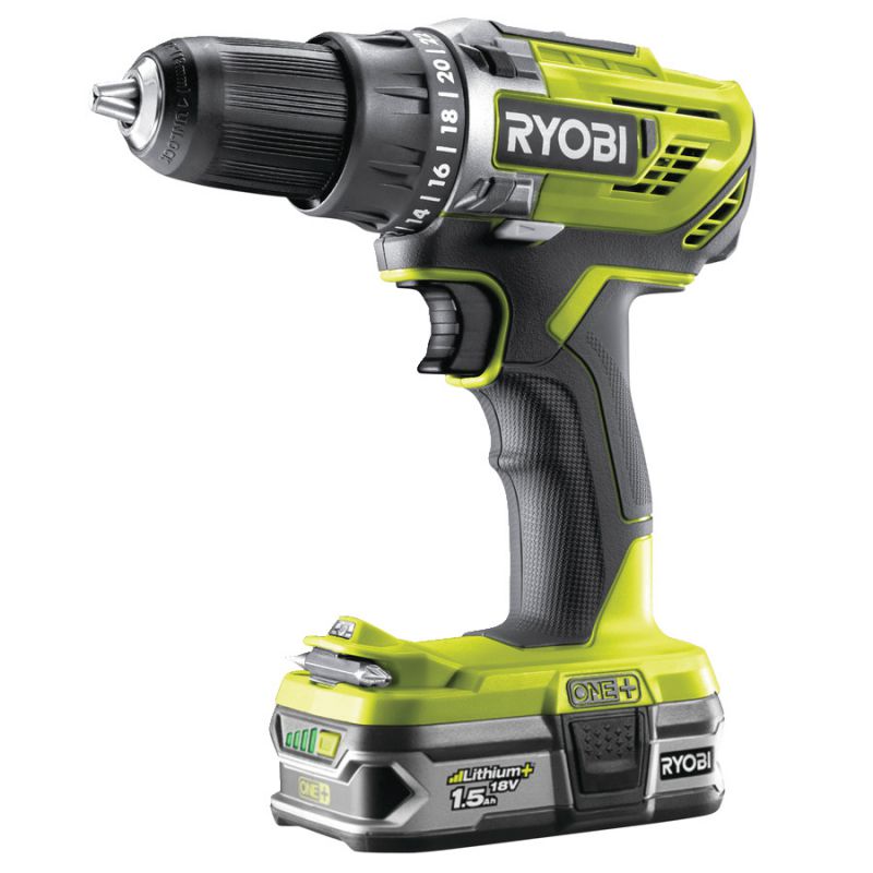 

Шуруповерт Ryobi R18DD3-215S