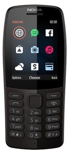 

Телефон Nokia 210 DS (TA-1139) Black