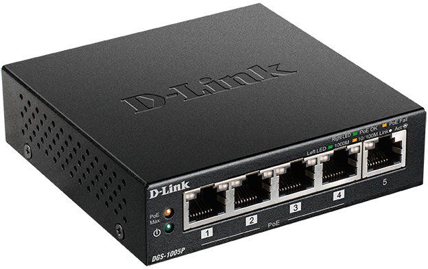 

Коммутатор D-Link DGS-1005P/A1A