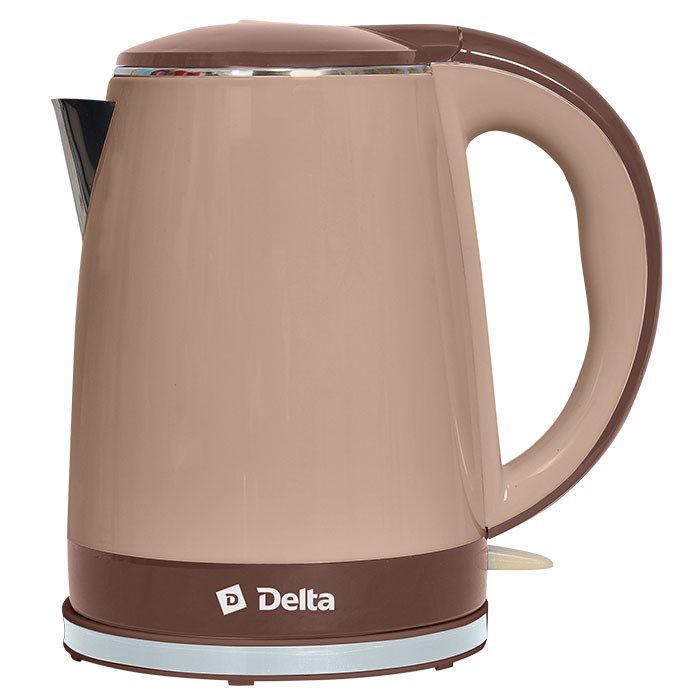 

Чайник Delta DL-1370 бежевый с коричневым