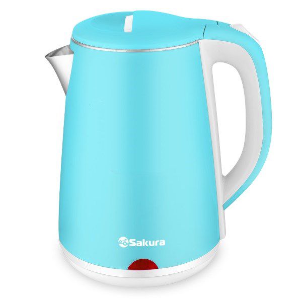 

Чайник Sakura SA-2150WBL молочный/голубой