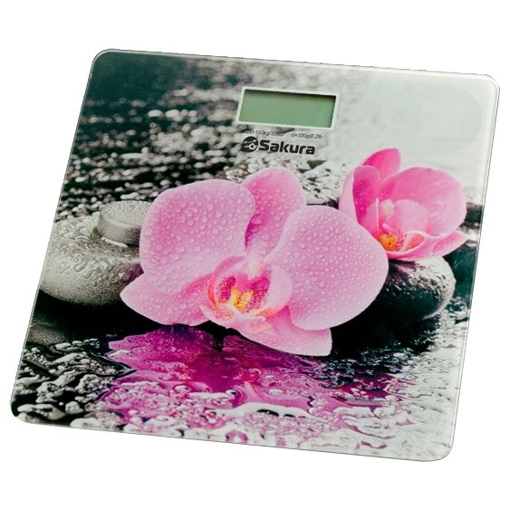 

Напольные весы Sakura SA-5072F орхидеи