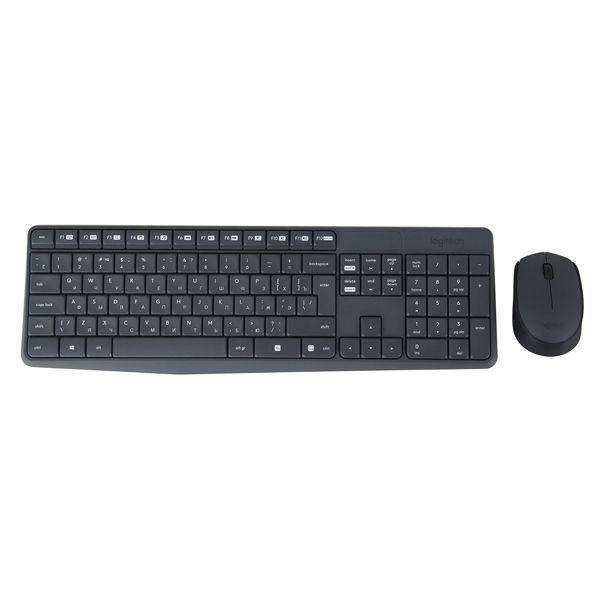 

Комплект мыши и клавиатуры Logitech MK235 Grey (920-007948)