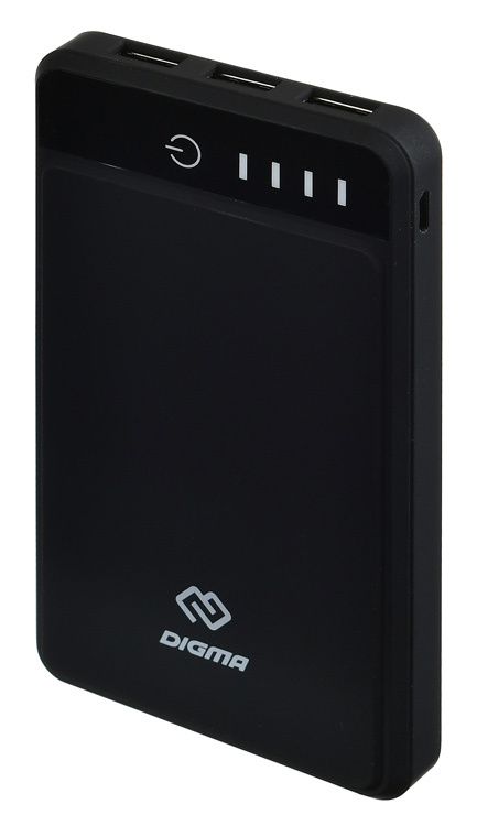 

Внешний аккумулятор Digma DG-10000-3U-BK черный
