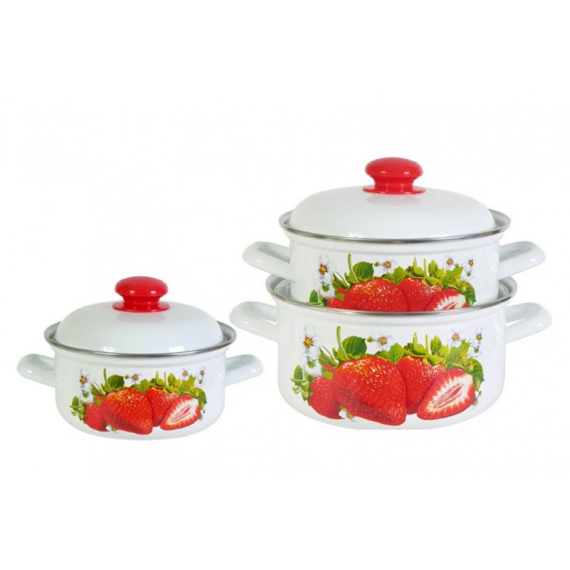 

Набор посуды Лысьва 124АП2/4 Сочная клубника