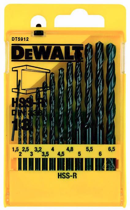 

Набор сверл DeWALT DT5912-QZ по металлу