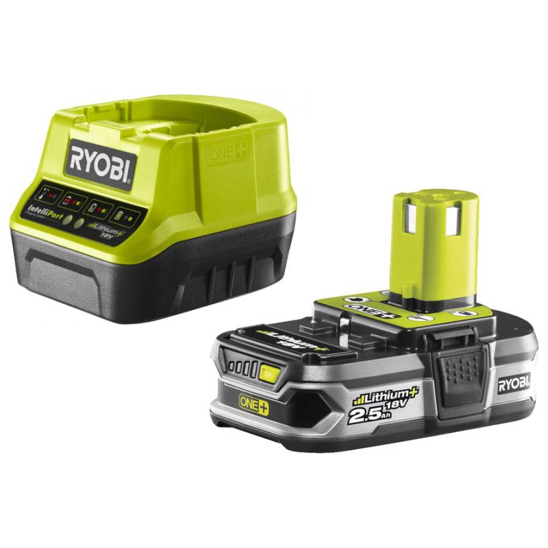 

Аккумулятор Ryobi ONE+ Li-Ion АКБ 2.5Aч + ЗУ RC18120, RC18120-125