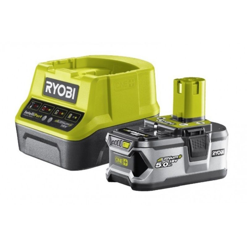 

Аккумулятор Ryobi ONE+ Li-Ion АКБ 5.0Aч + ЗУ RC18120, RC18120-150
