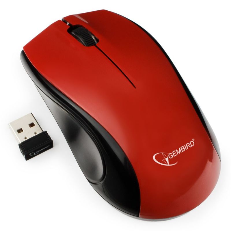 

Компьютерная мышь Gembird MUSW-320-R красный