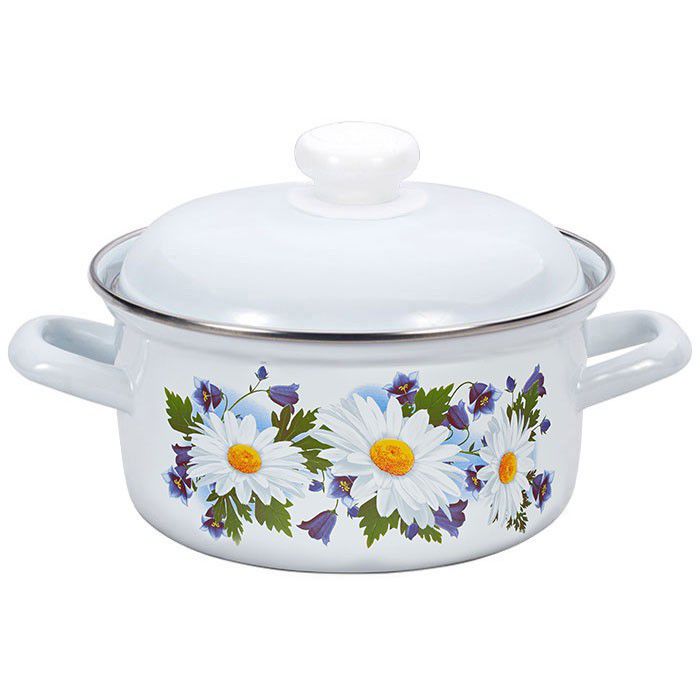 

Кастрюля Лысьва 1512АП2/4 Кастр. эм. 3,0л Ромашковое поле
