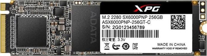 

SSD накопитель A-Data XPG SX6000 Pro PCI-Ex4/256Gb/M.2 2280 (ASX6000PNP-256GT-C)
