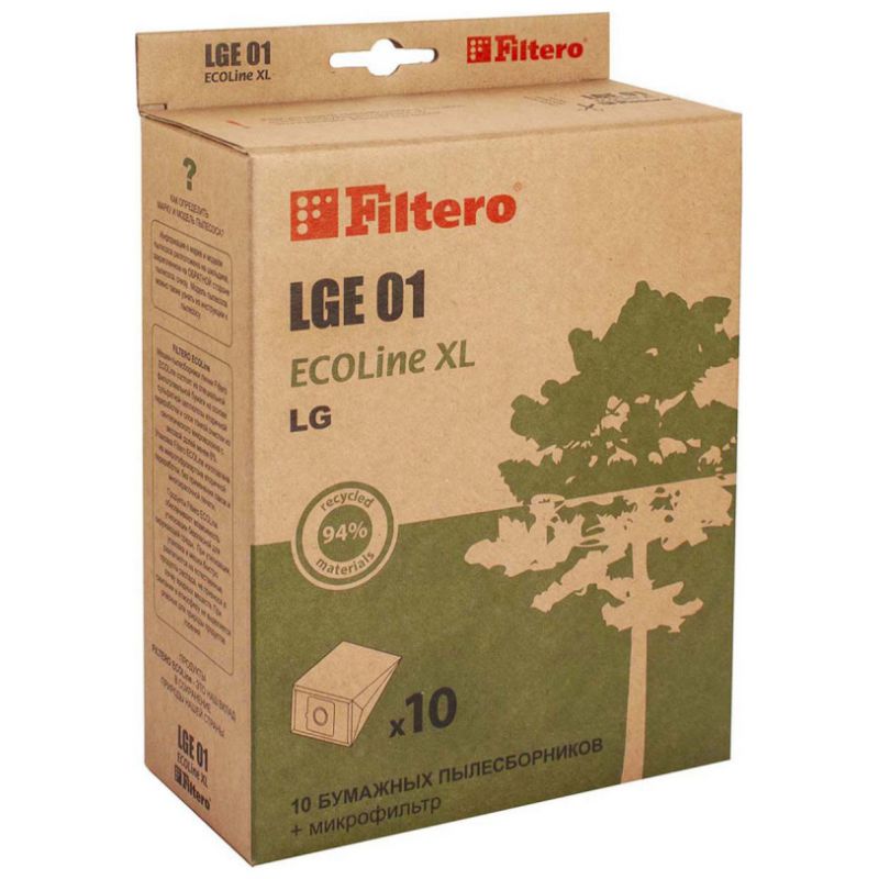 

Мешок для пылесоса Filtero LGE-01 (10) ECOLine XL
