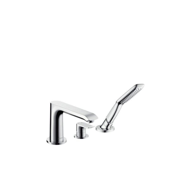 

Смеситель для ванны Hansgrohe Metris на 3 отверстия 31190000
