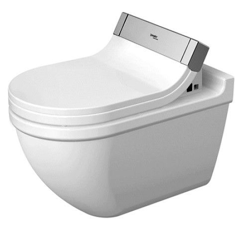 

Унитаз Duravit STARСК 3 подвесной 370х620мм с верт. смывом вкл. крепл. и компоненты для подключения SensoWash 2226590000