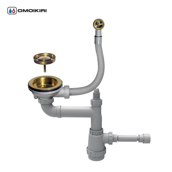 

Сифон Omoikiri WK-1-R-G золото