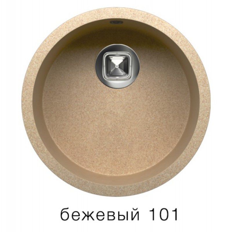 

Кухонная мойка Tolero R-104 бежевый (101)