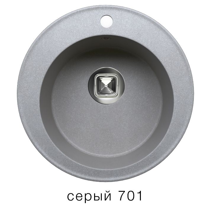 

Кухонная мойка Tolero R-108Е серый (701)