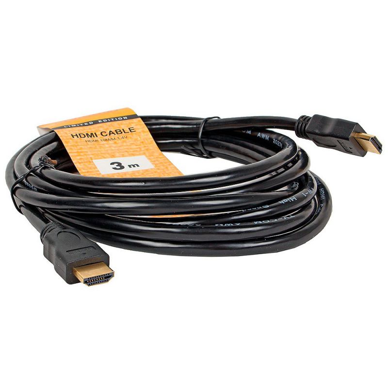 

Кабель TV-COM HDMI19M to HDMI19M, V1.4+3D, 3m (CG150S-3M/CG501N-3M)