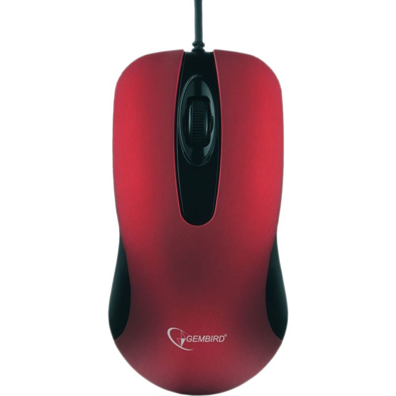 

Компьютерная мышь Gembird MOP-400-R красный
