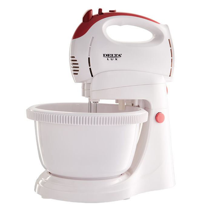 

Миксер Delta LUX DL-5071C белый с розовым