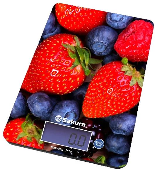 

Кухонные весы Sakura SA-6075K клубника