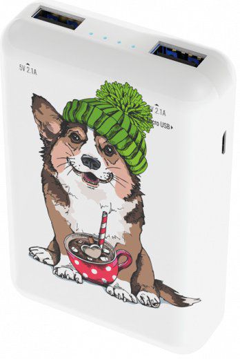 

Внешний аккумулятор Ritmix RPB-10007 Corgi