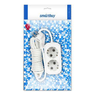 

Удлинитель Smartbuy SBE-16-2-03-Z 2роз. 3м (16А/3.5кВт, ПВС 3х1.0)