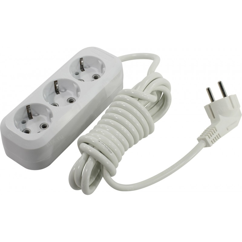 

Удлинитель Smartbuy SBE-16-3-03-Z 3роз. 3м (16А/3.5кВт, ПВС 3х1.0)