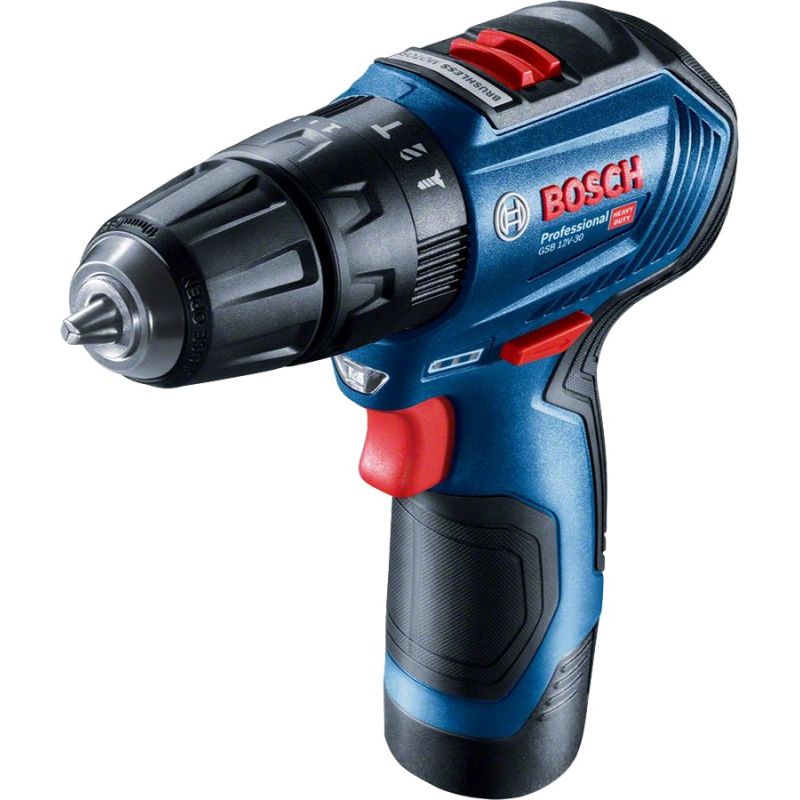 

Шуруповерт Bosch GSB 12V-30 кейс, 2x2.0Ач (06019G9120)