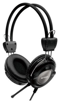 

Компьютерная гарнитура A4Tech HS-19 серебристый/черный