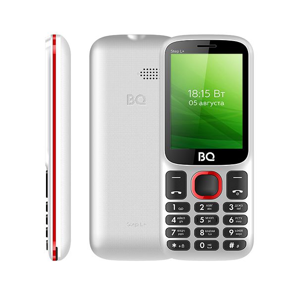 

Телефон BQ 2440 STEP L+ WHITE/RED