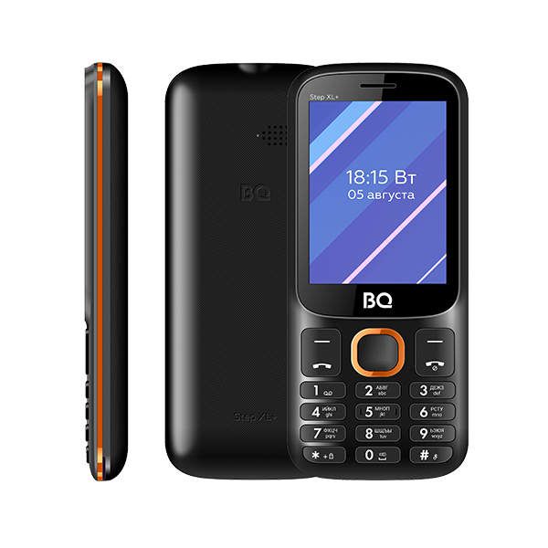 

Телефон BQ 2820 Step XL+ Black/Orange