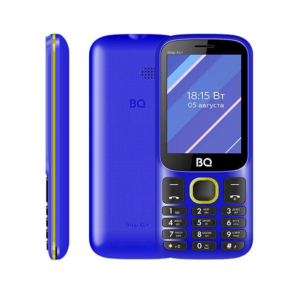 

Телефон BQ 2820 Step XL+ Blue/Yellow