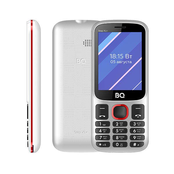 

Телефон BQ 2820 STEP XL+ WHITE/RED