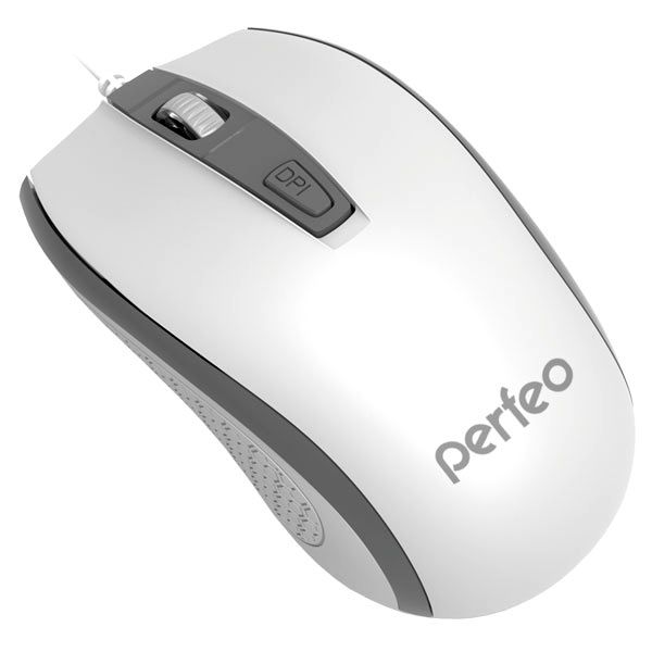 

Компьютерная мышь Perfeo PF-383-OP-W/GR белый/серый (PF-4931)