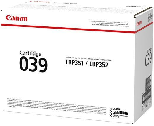 

Картридж Canon 039BK черный