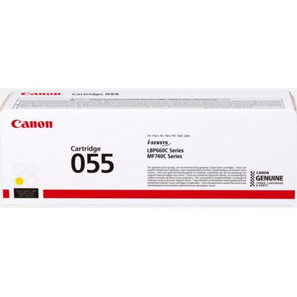 

Картридж Canon 055 Y желтый
