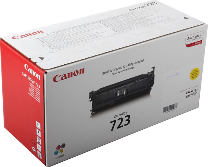 

Картридж Canon 723Y желтый