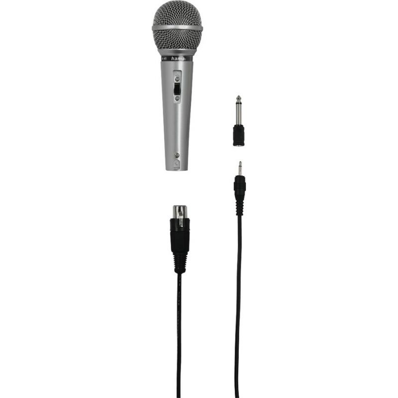 

Микрофон Hama H-46040 серебристый